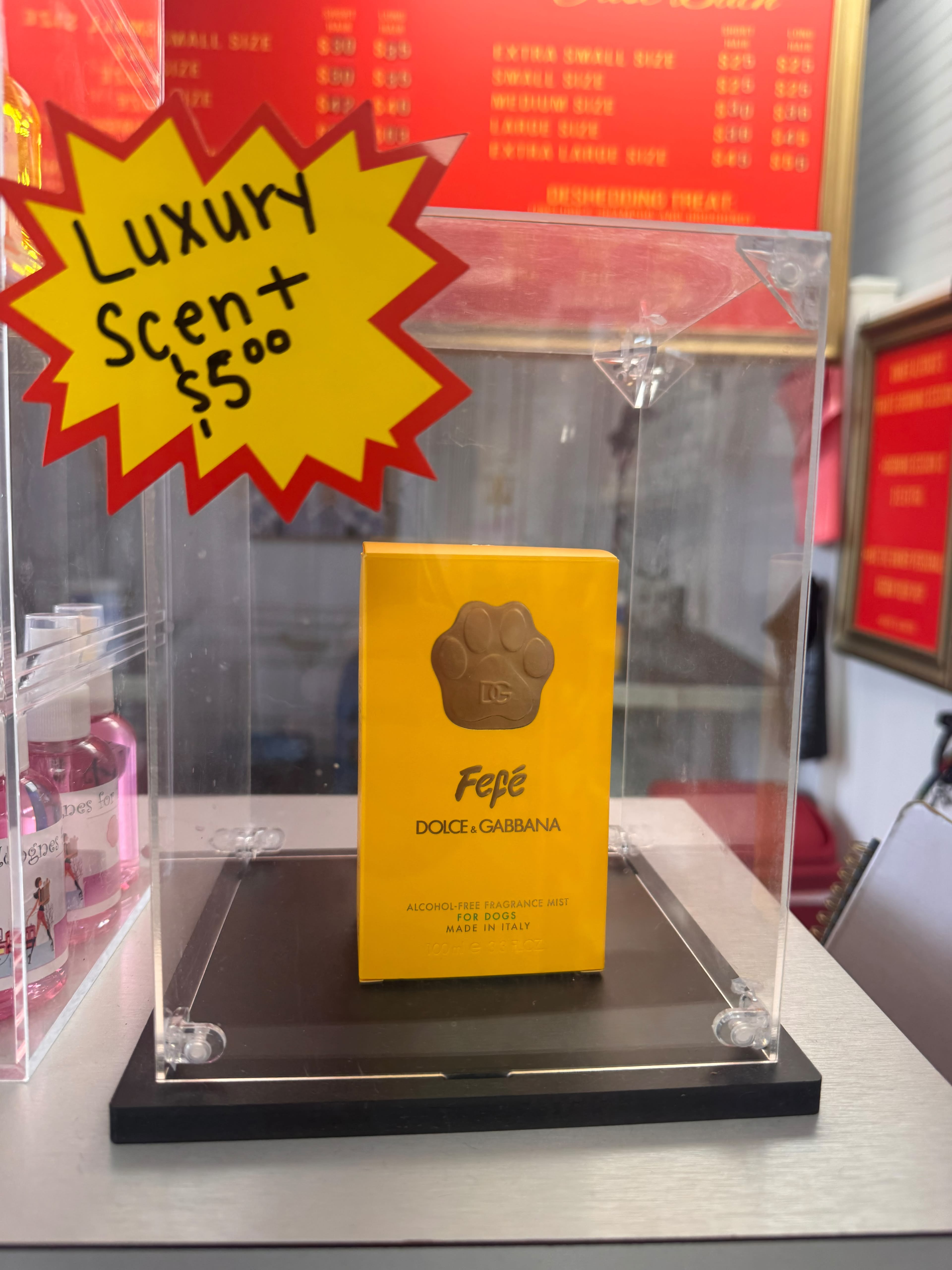 Luxury scent for pets